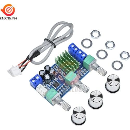 TPA3116D2 Dual-Channel Digital Audio Amplifier Board 80W*2 TPA3116 Stereo Audio Subwoofer amplificador 12V for 4-8 ohm Speaker