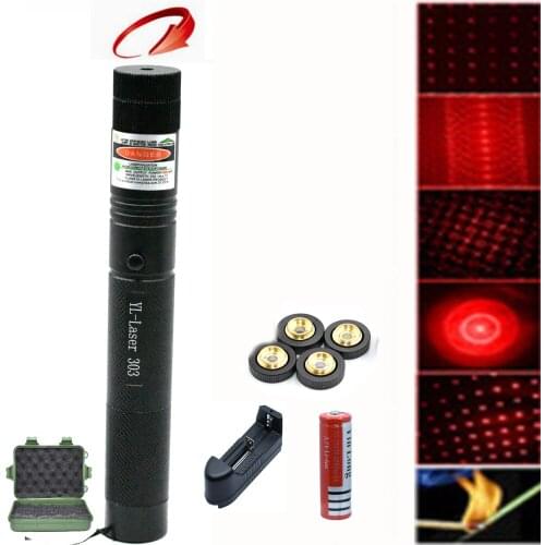 High Power Red Laser Pointer 5MW Red Dot Lazer Light Pen Powerful Laser 10000 Meter 2 in 1Detachable Laser Pen
