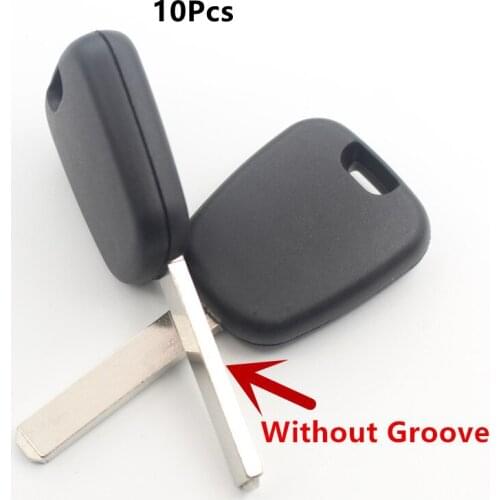 XIEAILI 10Pcs/lot Replacement Case Transponder Key Shell For Peugeot 307/408 For Citeon C5 Without Groove Blade K103