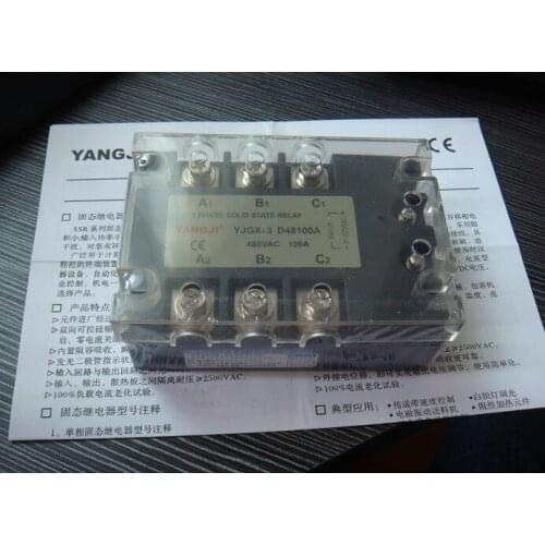 YJGX-3 D48100A 3D48100A 480VAC 100A YJGX-3D48100A Three-phase DC-AC Solid State Relay