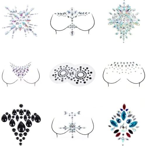 Womens Sexy Nipple Cover Breast Bra Milk Paste Sequin Lingerie Sex Products Nipple Cover Sexy Lingerie Pasties Bras Accessorie