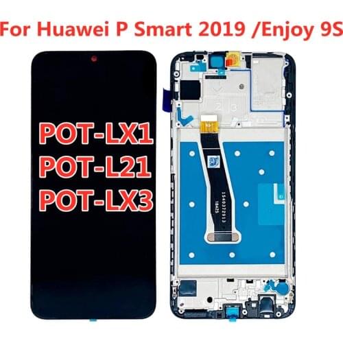 For Huawei P smart 2019 LCD For Huawei Enjoy 9s LCD Display Touch Screen Digitizer Assembly Replacement Accessory POT-LX1 L21 L