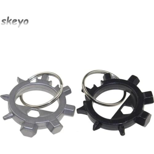 1Piece 12 Functions Multi Tool Screwdriver Portable Bicycle Repair Hand Tools Multitools Screw Driver Allen Key Ringtool