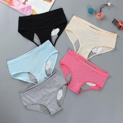 Underwear Briefs - Days of Week Leakproof Brief Protective Big Girls Soft Underwear for Menstruation Incontinence 1 piece