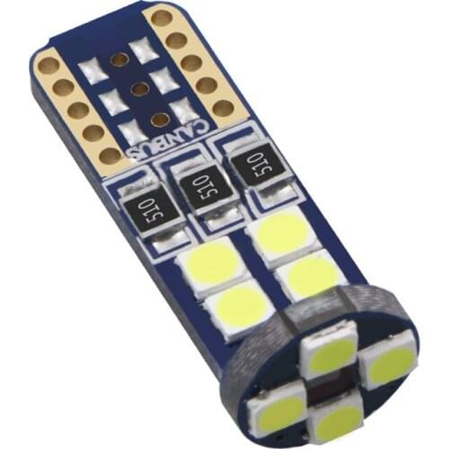 10-100pcs Automobile LED bulb T10 3030 12smd electrodeless decoding width lamp reading lamp license plate lamp white