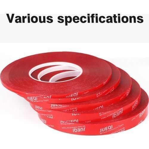 4pcs/lot wide 1cm length 3m Double-sided adhesive strength 10,000 times nano-thin transparent no trace high viscosity DIY