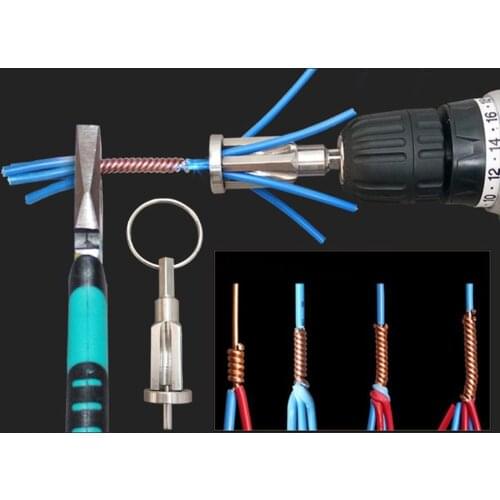 Automatic Stripping Artifact Electrician Stripping Twisting Line Artifact Univeral Connector Home Portable Durable Wire Stripper
