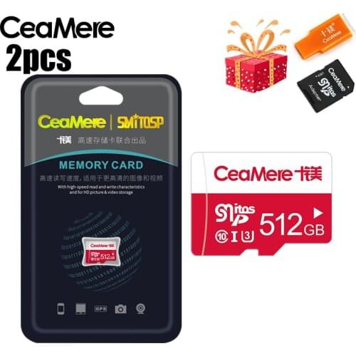 CeaMere Memory Card 256GB 128GB 64GB U3 UHS-3 32GB Micro sd card Class10 UHS-1 flash card Memory Microsd TF/SD Cards for Tablet
