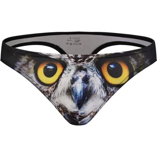 WJ brand men bikini sexy underwear briefs men sexy thong gay underwear brief men G-Strings underpants