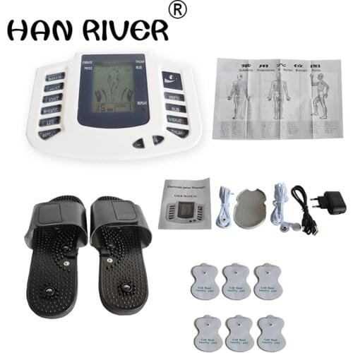 JR-309 Muscular Body Household Relax Muscle Pulse Tens Acupuncture Therapy Slipper patch acupuncture massage instrument