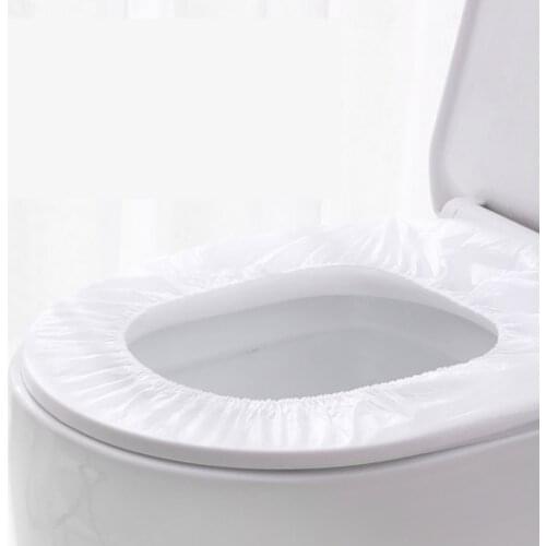 10pcs disposable toilet set toilet cushion travel non-woven toilet set pregnant women carry waterproof toilet cover toilet seat