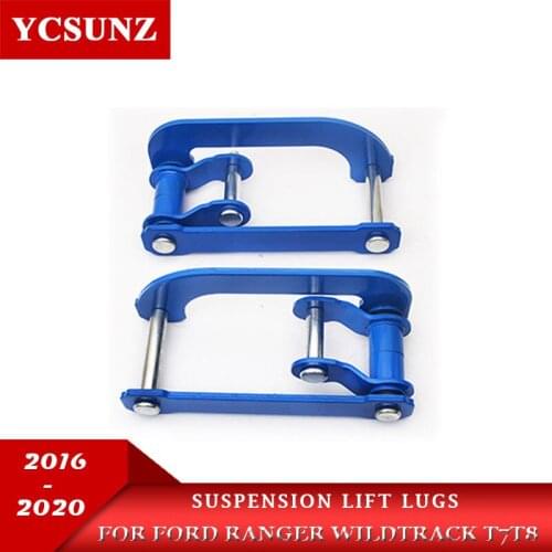Car lifting lugs For Ford Ranger Wildtrack T7 T8 2016 2017 2018 2019 2020 suspension lift bracket spring shackle