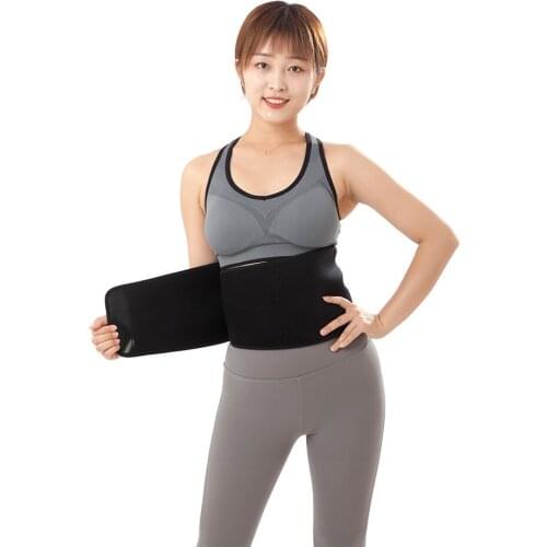 Waist Trainer Nylon Shaper Belt Gym Girdles Men Woman Sweat Belt Adjustable Loss Fat Slimming Exercise Belly Body Waist Support