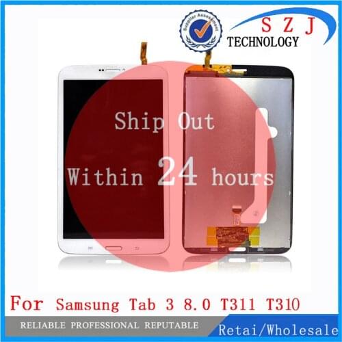 New 8 inch For Samsung Galaxy Tab 3 8.0 SM-T311 T310 T311 T315 SM-T315 LCD Display Screen+Touch Digitizer Assembly