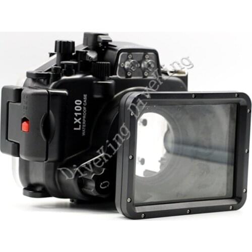 Underwater Waterproof Housing Case Cover Bag for Panasonic DMC-LX100 Meikon LX100 24-75mm Lens and for Panasonic DMC-LX100 II
