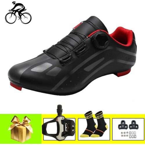 Professionla Road cycling shoes men women self-locking beathable Wear-resistant bicycle riding sneakers outdoor racing bike shoe