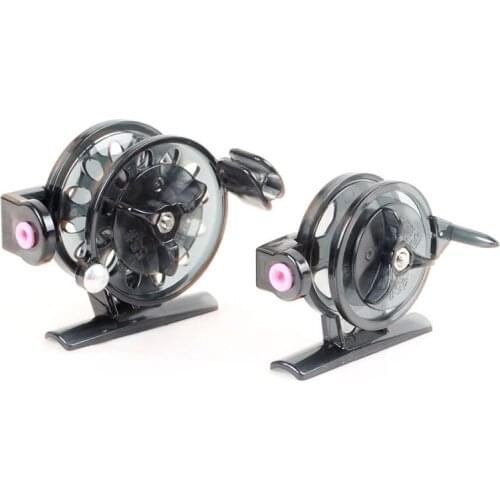 Transparent gray Winter Fishing Plastic Ice Fishing Reel Fly Fishing Reels Pesca