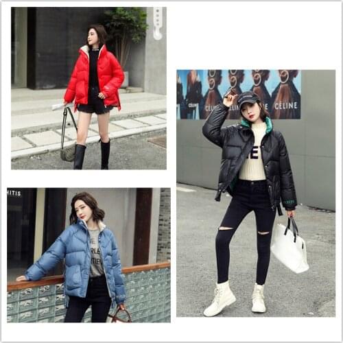 Down parka big collar women parka winter jacket woman Loose female students bread suit coat DOWN jacket