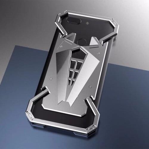 Luxury Cool Case For One Plus 5 5T 6 6t 7 Metal Aluminum Alloy Shockproof Armor Cases Cover Anti-knock Fundas Coque