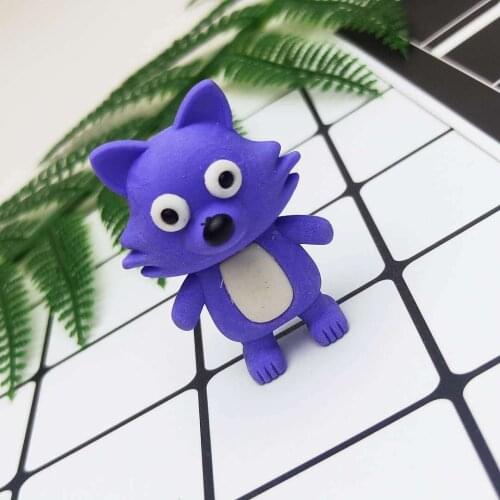 Cute 3D Fox Student Eraser Toy Campus Fashion Children Eraser