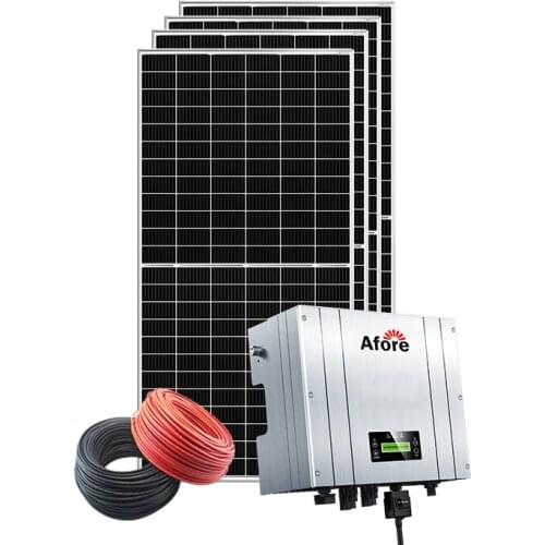 Solar power system installation on-grid solar planets system 5kw home solar system on gird