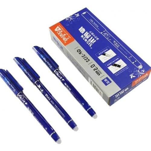 New 1pcs Erasable Gel Pens Blue Black Pen With Cartridge Sales Gifts Boutique Student Stationery Office Pen Writing