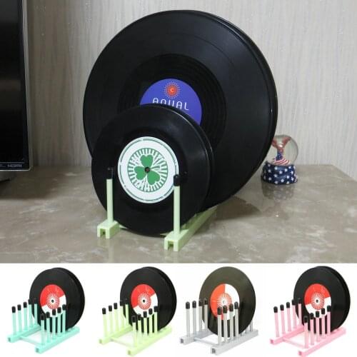 LP Record Rack--Vinyl Album Record Drying Dryer Rack Fit 12" or 7" 10" Record Album, Light Green,Baby Blue,Light Pink,Lavender