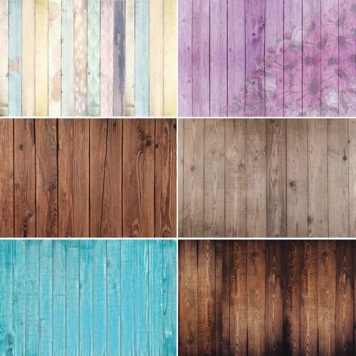 Vinyl Custom Photography Backdrops Prop Wooden Planks Theme Photography Background #21120