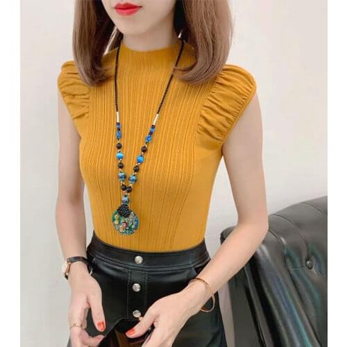 Women Corset Tops Vest Womens Spring/Summer Spaghetti Straps Sleeveless Knitwear Top Tank Camis Crop Top For Women