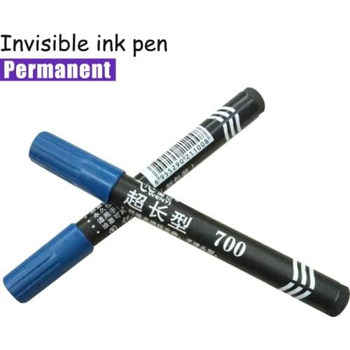 1pcs Kids Highlighter Pen with Invisible Ink UV Thick Round Tip Marker Pen School Stationery Colorless Spy Pens Secret Message