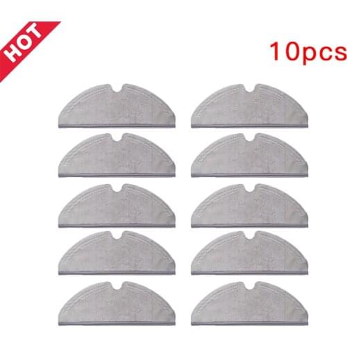 10 Pcs/lot Mop Cloths for Xiaomi Mi Robot Vacuum 2 Roborock S50 Max S60 E25 E35 Vacuum Cleaner Parts Accessories