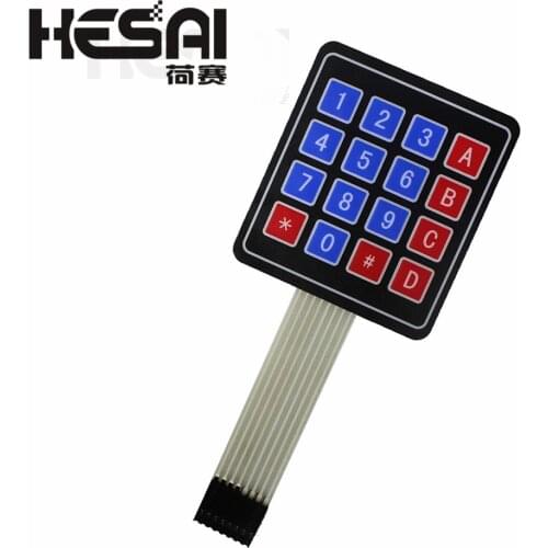 16 Key 4 x 4 Membrane Switch Keypad 4x4 4*4 Matrix Array Matrix Smart Car keyboard for arduino Diy Kit