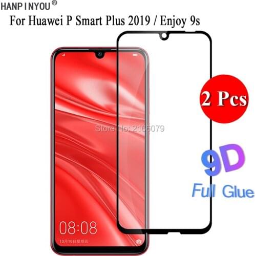 2 Pcs/Lot For Huawei P Smart Plus 2019 / Enjoy 9s 5D 6D 9D Full Cover Glue Screen Protector Tempered Glass Protective Film Guard