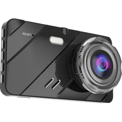 4 Inch LCD Display Screen Dash Cam HD 1080P Car DVR Dual Record Car Camera Wide Angle Dashcam G Sensor 24 Hour Parking Monitor