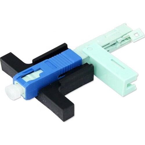 53mm Model SC UPC Fast Connector Single-Mode Connector FTTH Tool Cold Connector Fiber Optic Fast Connnector SC UPC