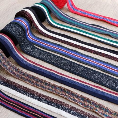 Sewing Accessories Clothing Decoration Astigmatism Color Strap Sportswear Side Strip Soft 2.5-6cm Wide