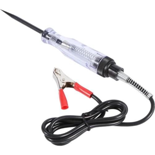 Auto 6V 12V 24V DC Car Truck Voltage Circuit Tester Car Test VoltMet Long Probe Pen Light Bulb Automobile Maintenance Tools