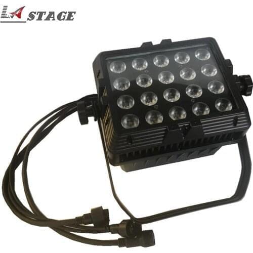 Free Shipping Waterproof 20x18w +Violet 6IN1 Wide Black Light Building Back Ground Led Wall Washer Lighting Outdoor Use