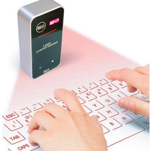 Bluetooth Laser Projection Keyboard Virtual El teclado Mouse Combo Function For Smartphone iOS PC Tablet Laptop Computer English
