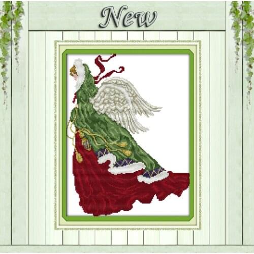 The spring angel Girl woman Decor Paintings Counted Printed on canvas DMC 14CT 11CT Cross Stitch Needlework Kits Embroidery Sets