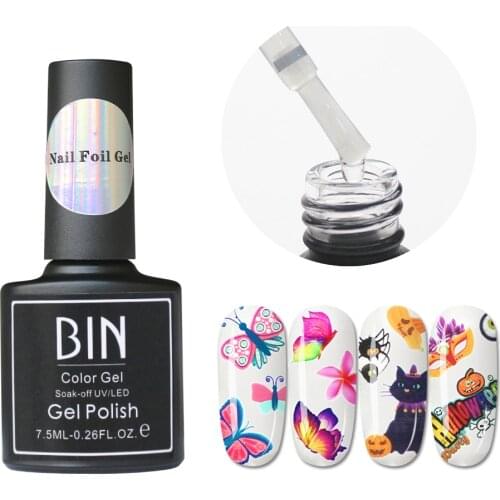 7.5ml Nail Foil Adhesive Glue Starry Sky Sticker Transfer Glue Non-toxic Nail Glue UV Gel Polish DIY Manicure Accessories
