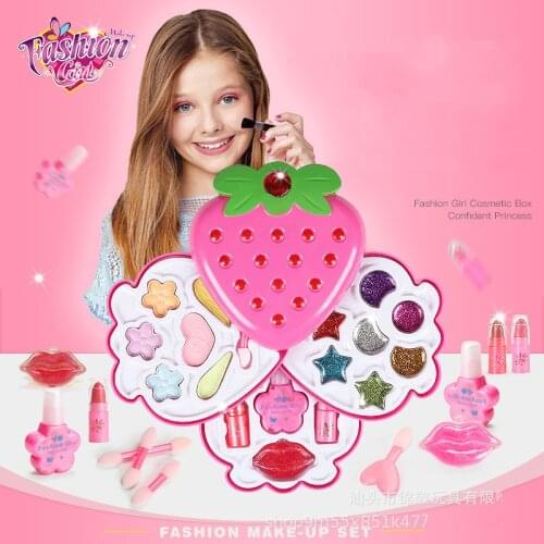 Fashion Kids Makeup Set Princess Cosmetics For Children Beauty Pretend Play Makeup Toys Girls Princess Dress Up Toys