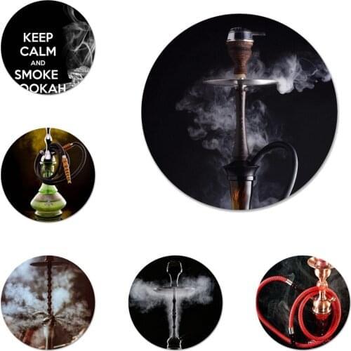 Cartoon Hookah Badge Brooch Pin Accessories For Clothes Backpack Decoration gift 58mm