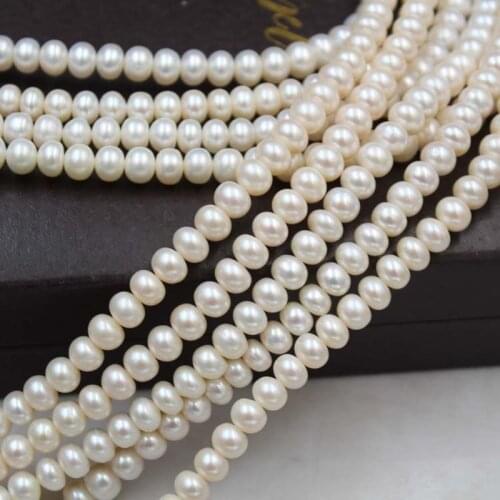 Natural freshwater pearl loose beads Natural flat round skull shaped pearl strips For DIY bracelet necklace jewelry accessories