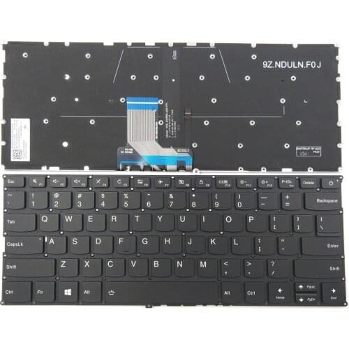 New For Lenovo V720-14 7000-13 IdeaPad 320S-13IKB 720S-13ARR 720S-13IKB 720S-14IKB Laptop Keyboard US Black With Backlit