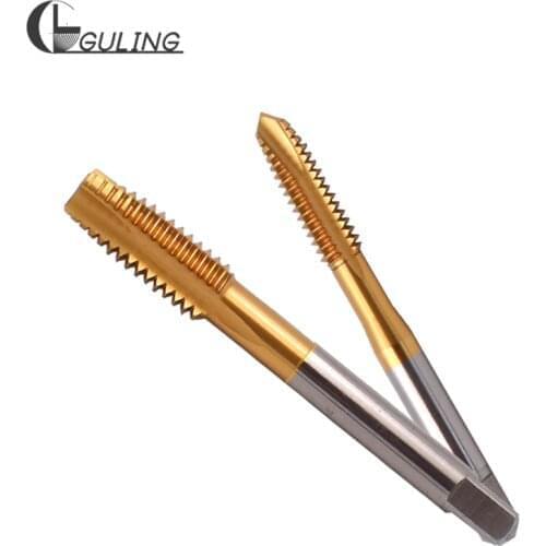 HSSE Long Shank 100MM With Tin Spiral Pointed tap UNC 4-40 6-32 8-32 1/4-20 5/16-18 3/8-16 Fine Thread UNF 10-32 3/8-24 Taps
