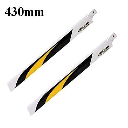 EBOYU 430mm Carbon Fiber Main Blade for Electric 500 RC Helicopter Pro.4301