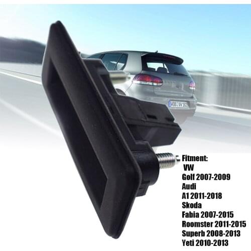 Car Rear Trunk Lock Release Handle Switch for Skoda Fabia Roomster Superb Yeti Audi A1 VW Golf 5J0827566E 5J0 827 566E