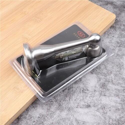 Stainless steel solid thickened door stopper extended door stopper integrated high-end door stopper