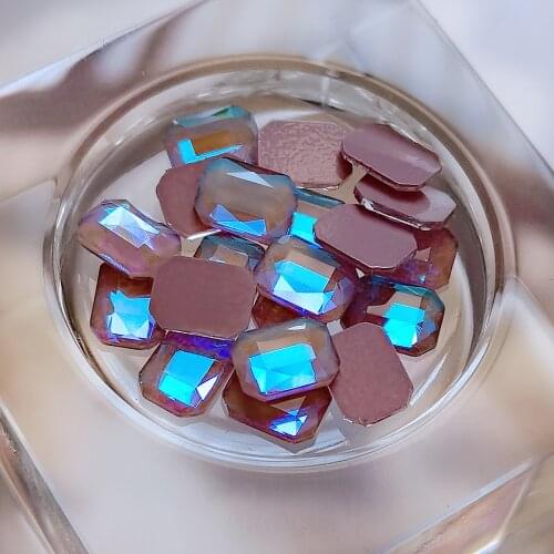 Shimmer Tanzanite Crystal Strass Flat Backs No Hotfixnail art Rhinestones nail art stone set crystals nail art stickers designe